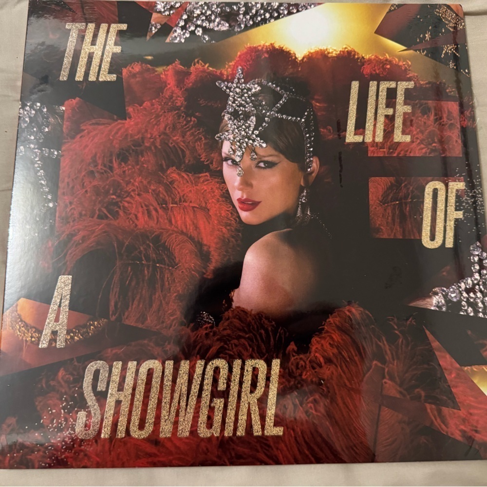 Taylor Swift Life of a Showgirl Tiny Bubbles in Champagne Pearl Cream Vinyl LP